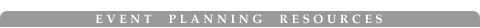 Event Planning Resources